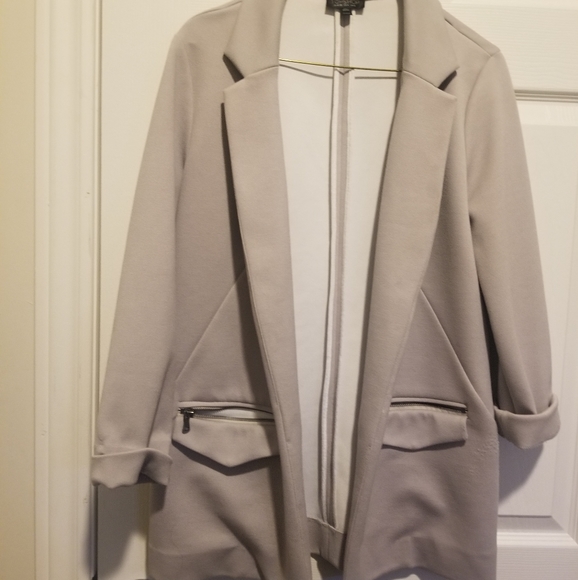 Topshop light grey blazer - Picture 1 of 4